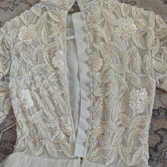 ASOS EDITION Ivory Embellished Wedding Dress - Picture 7 of 7